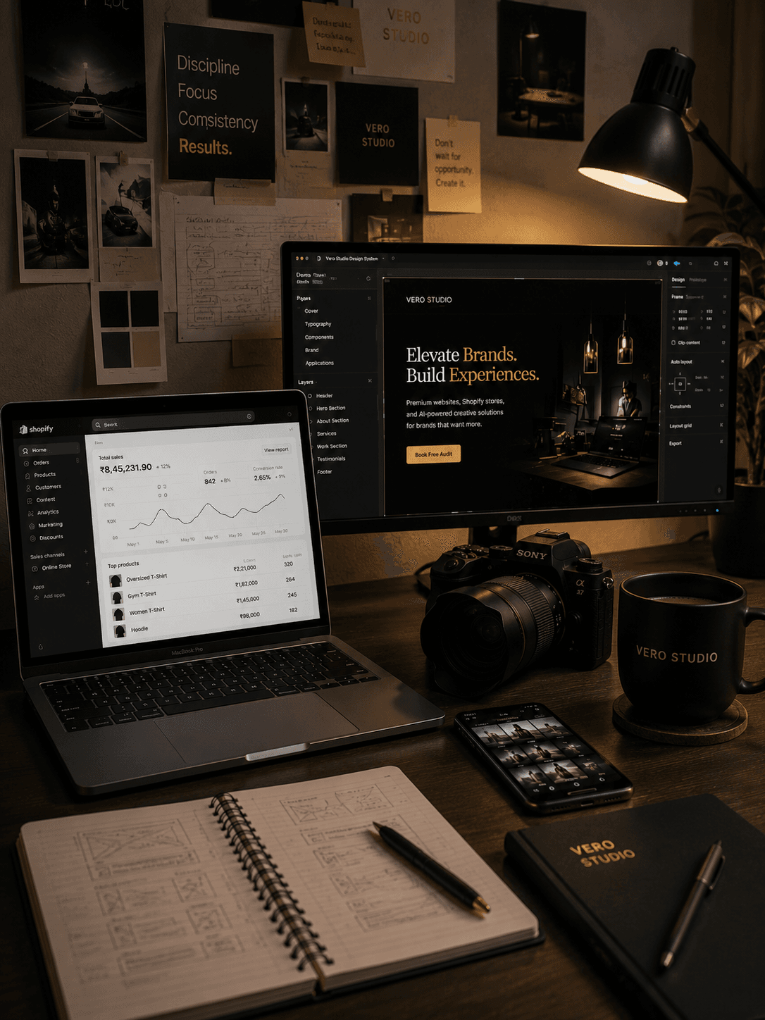 Vero Studio workspace