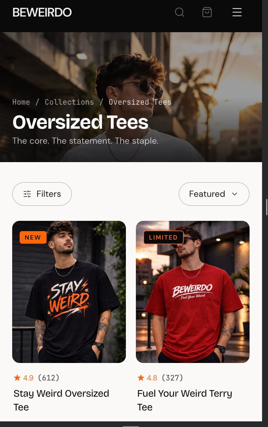 BeWeirdo creative